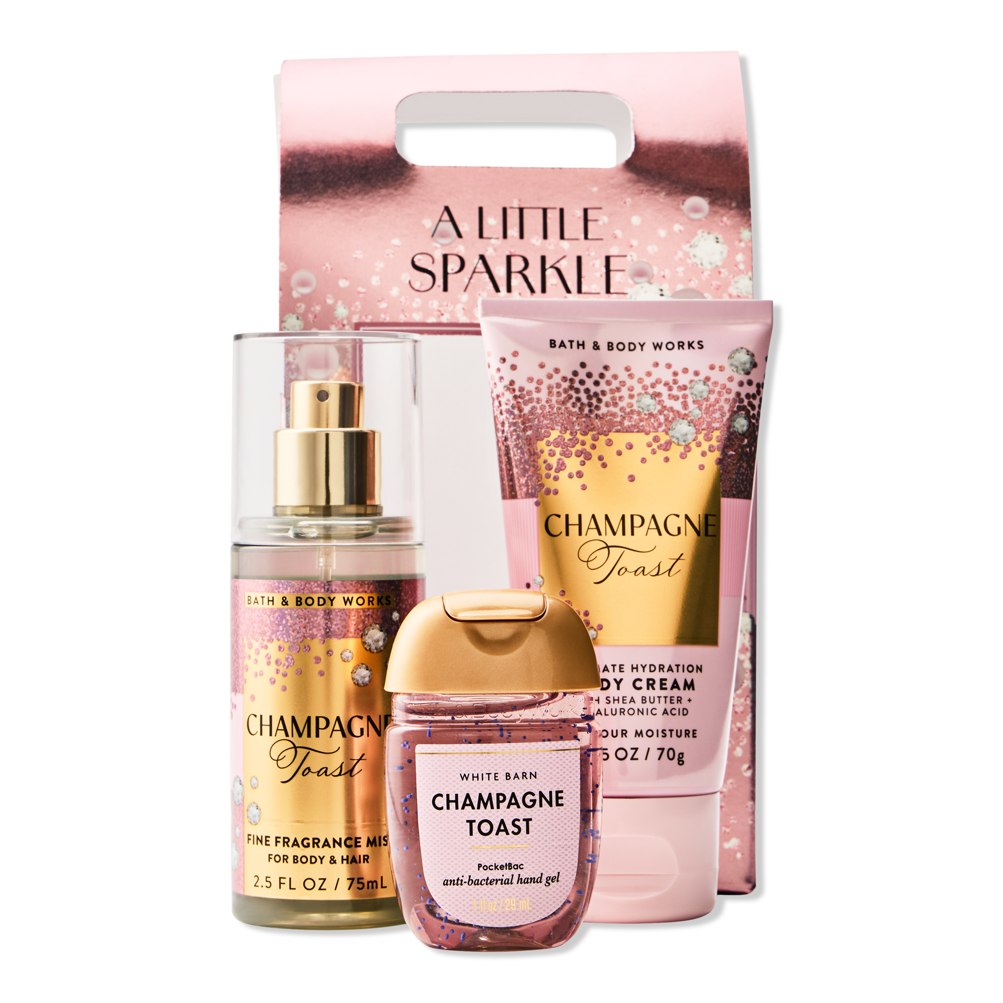 Bath & Body Works Champagne Toast Travel Size Gift Set #1