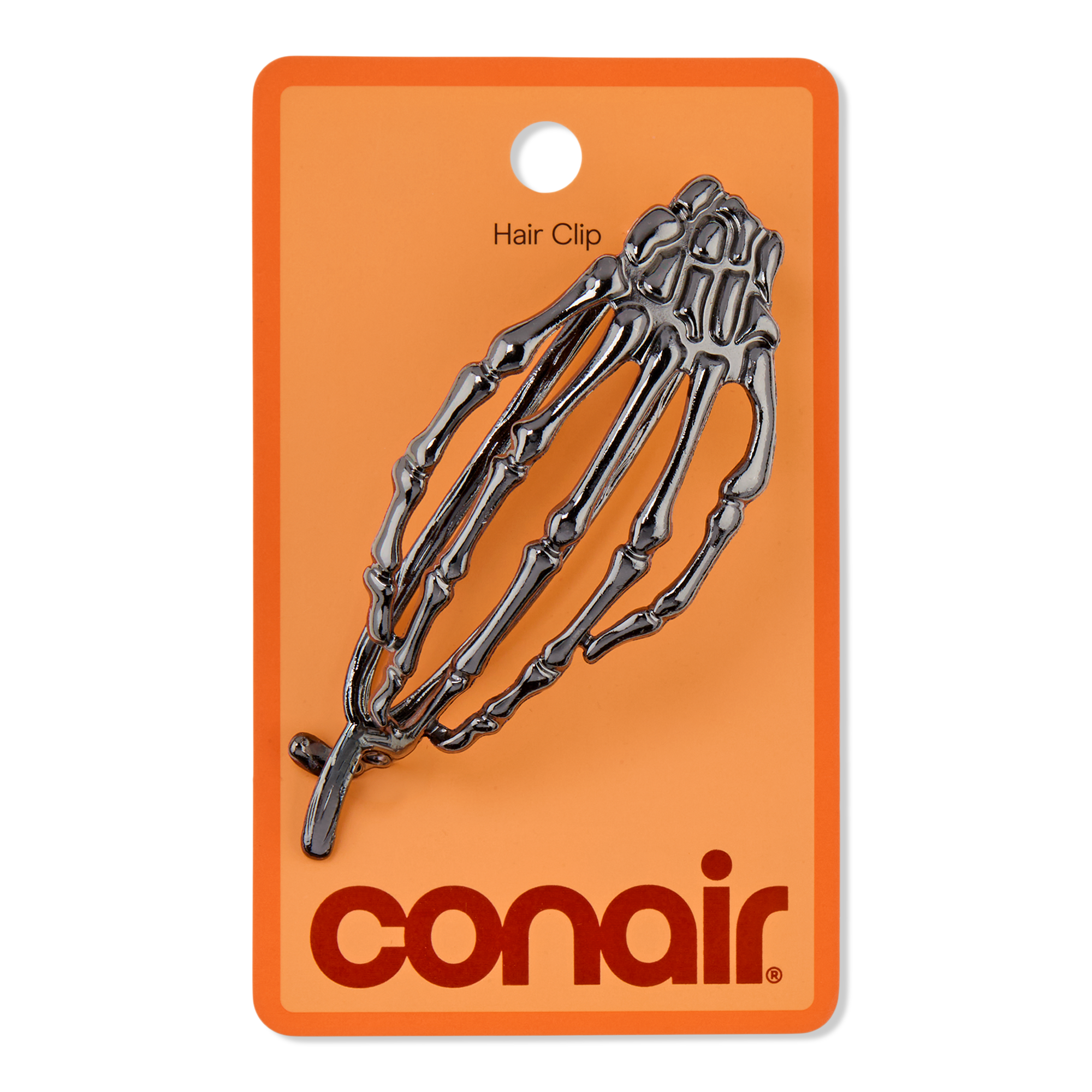 Conair Accessories Halloween Black Skeleton Hand Metal Hair Clip #1