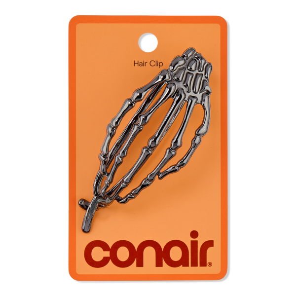 Conair Accessories Halloween Black Skeleton Hand Metal Hair Clip #1