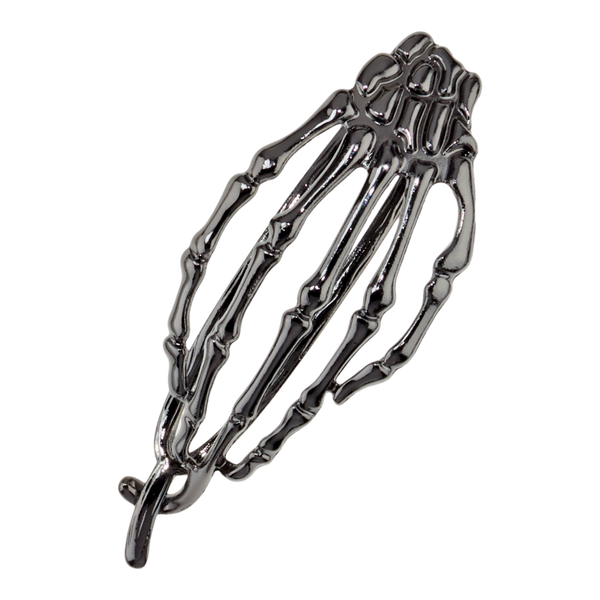 Conair Accessories Halloween Black Skeleton Hand Metal Hair Clip #3