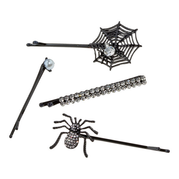Conair Accessories Halloween Black Spider Bobby Pins 4 Pack #2