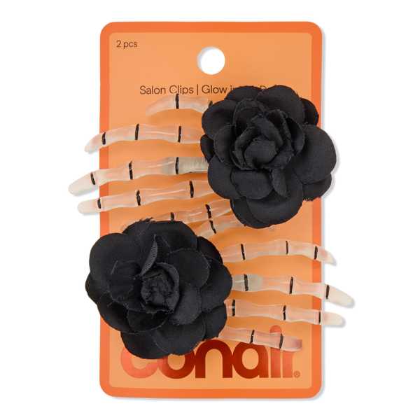 Conair Accessories Halloween Glow-in-the-Dark Skeleton Hand Salon Clips #1