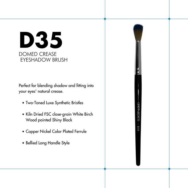 Cinema Secrets D35 - Domed Crease Eyeshadow Brush #3