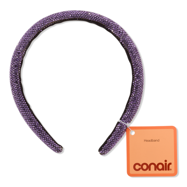 Conair Accessories Halloween Purple Stone Encrusted Headband #1