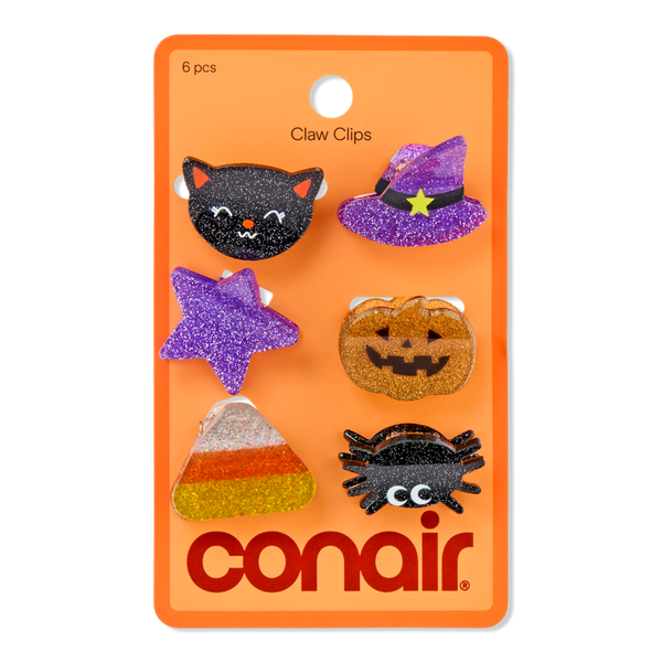 Conair Accessories Halloween Mixed Acrylic Claw Clips 6 Pack #1