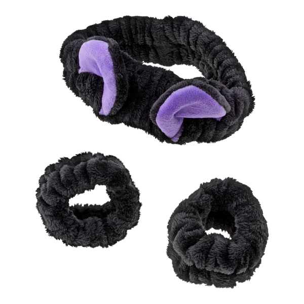 Conair Accessories Halloween Cat Spa Headwrap and Wristband Set #2