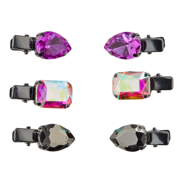 Conair Accessories Halloween Large Stone Salon Clips 6 Pack #3