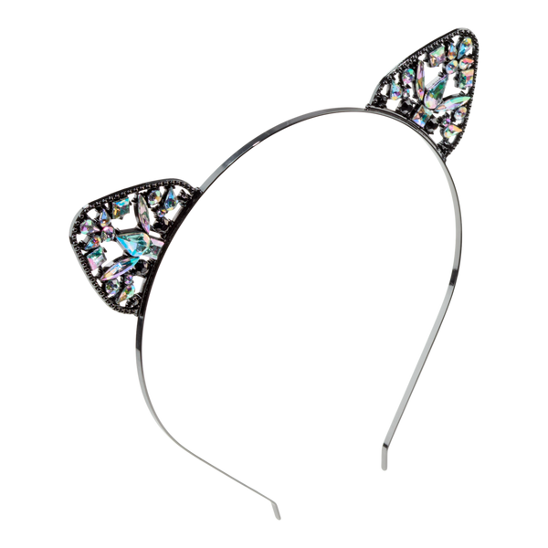 Conair Accessories Halloween Iridescent Cat Ear Metal Headband #2