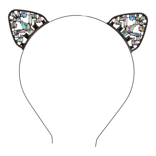 Conair Accessories Halloween Iridescent Cat Ear Metal Headband #3