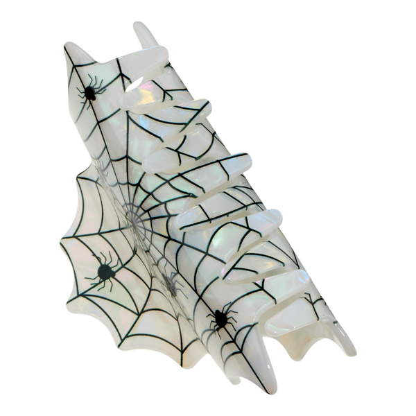 Conair Accessories Halloween Cobwebs Acrylic Claw Clip #2