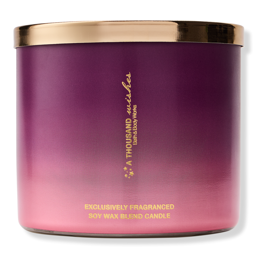 Bath & Body Works 3-Wick Scented Candle - A Thousand Wishes