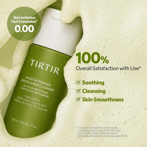 TIRTIR Matcha Powder Exfoliating Cleanser #6