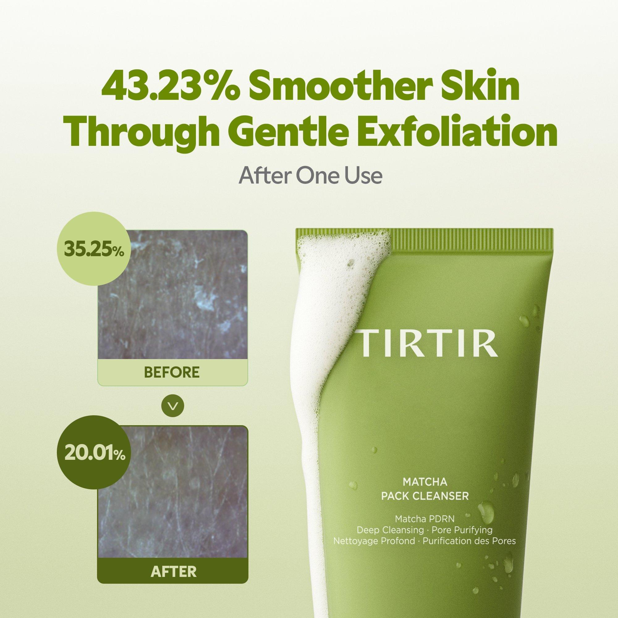 Очищающее средство-маска с матчей и Pdrn Tirtir Matcha Pdrn Pack — фото 4