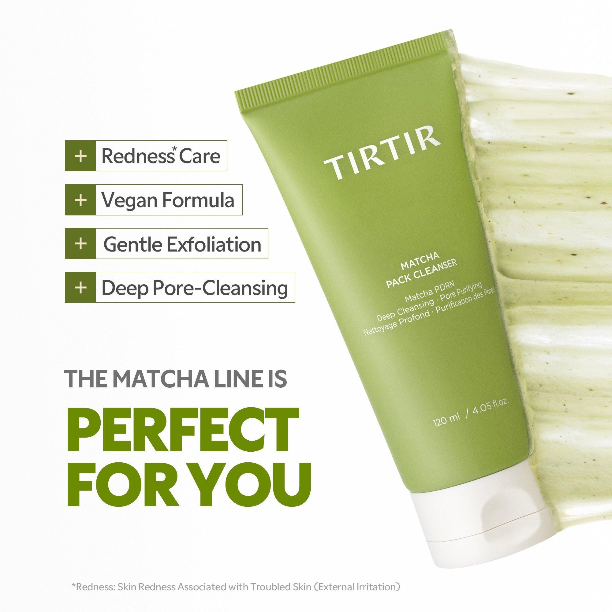 Очищающее средство-маска с матчей и Pdrn Tirtir Matcha Pdrn Pack — фото 5