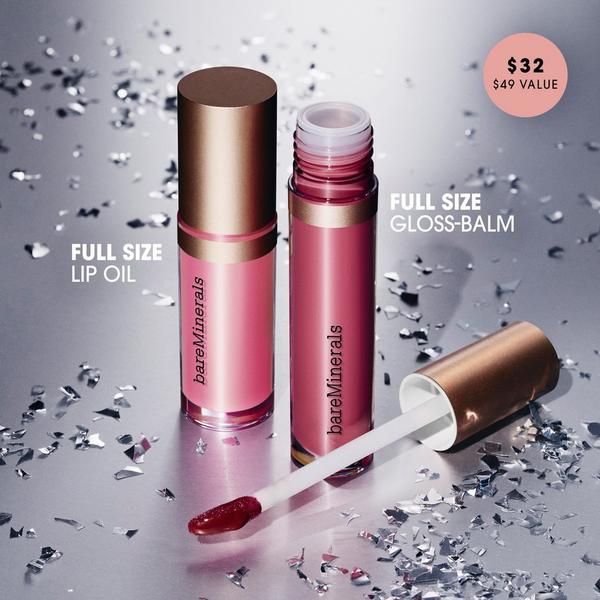 bareMinerals Gloss & Glaze Lip Gloss and Oil Duo #4