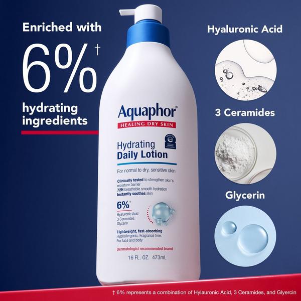 Aquaphor Daily Hydrating Face and Body Lotion #3