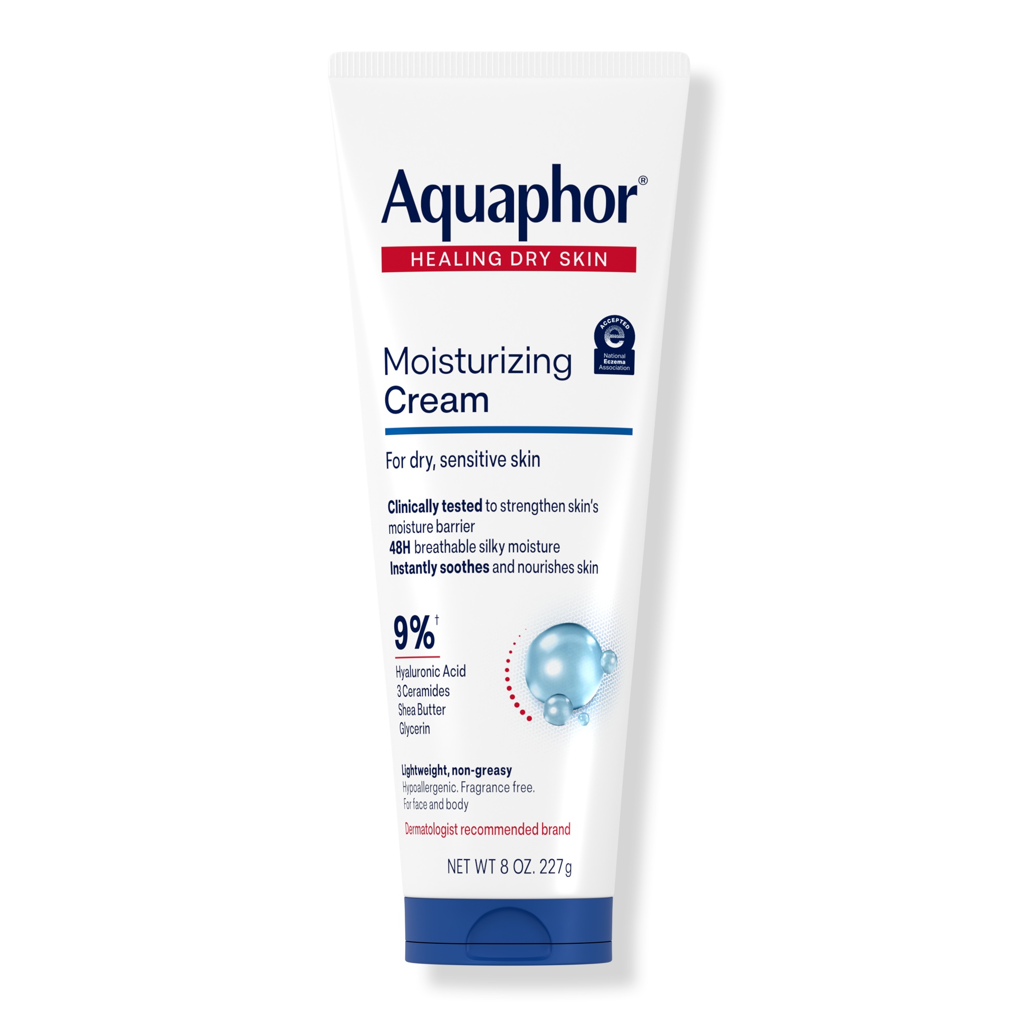 Aquaphor Moisturizing Face and Body Cream for Dry Sensitive Skin #1