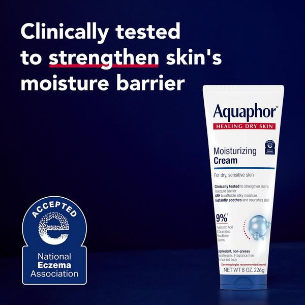 Aquaphor Moisturizing Face and Body Cream for Dry Sensitive Skin #4
