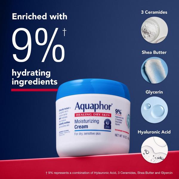 Aquaphor Moisturizing Face and Body Cream for Dry Sensitive Skin #2