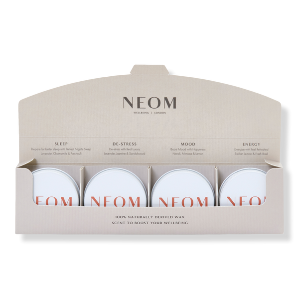 NEOM Wellbeing Mini Candle Scent Discovery Set #1