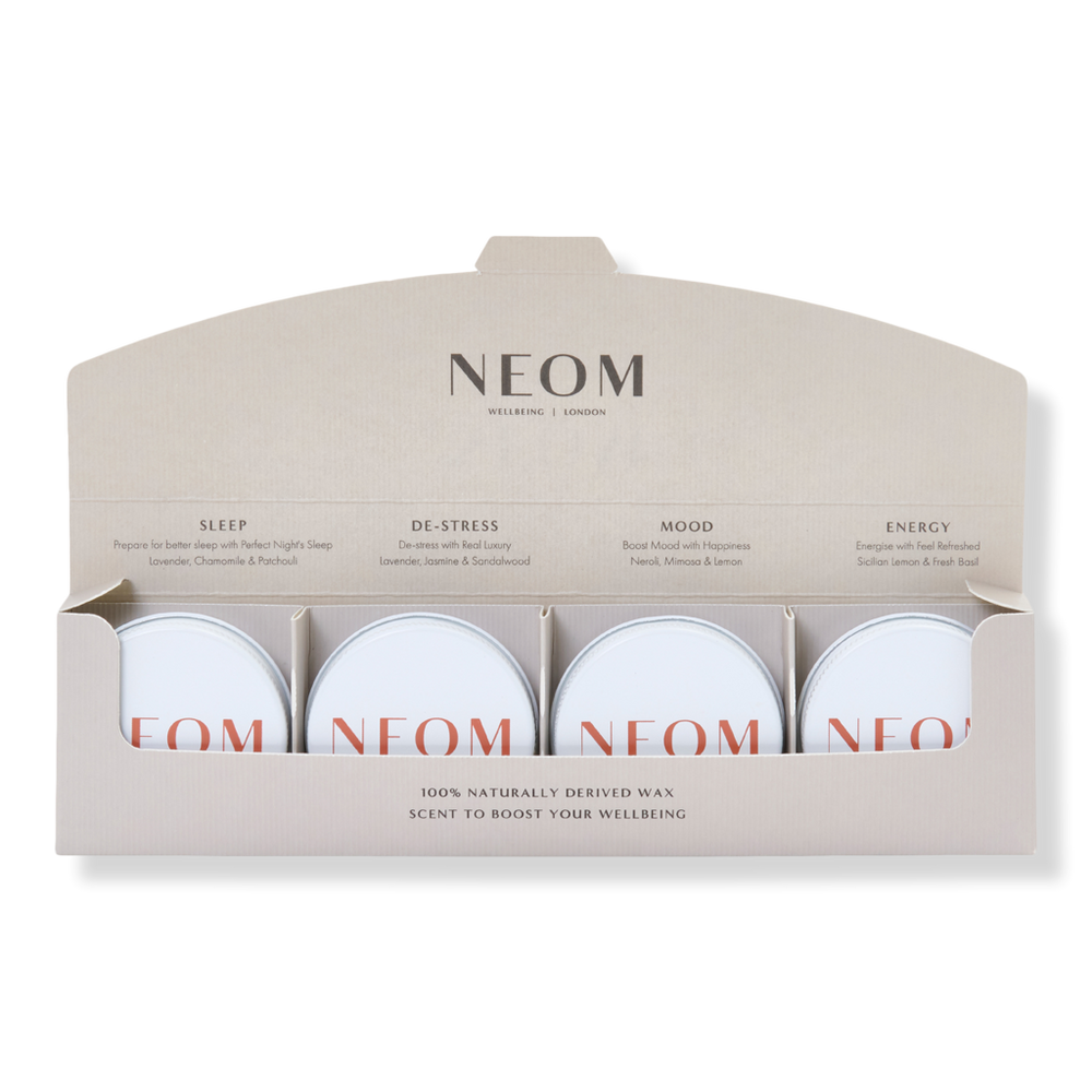 NEOM Wellbeing Mini Candle Scent Discovery Set