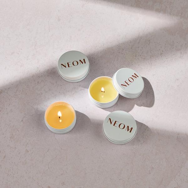 NEOM Wellbeing Mini Candle Scent Discovery Set #4