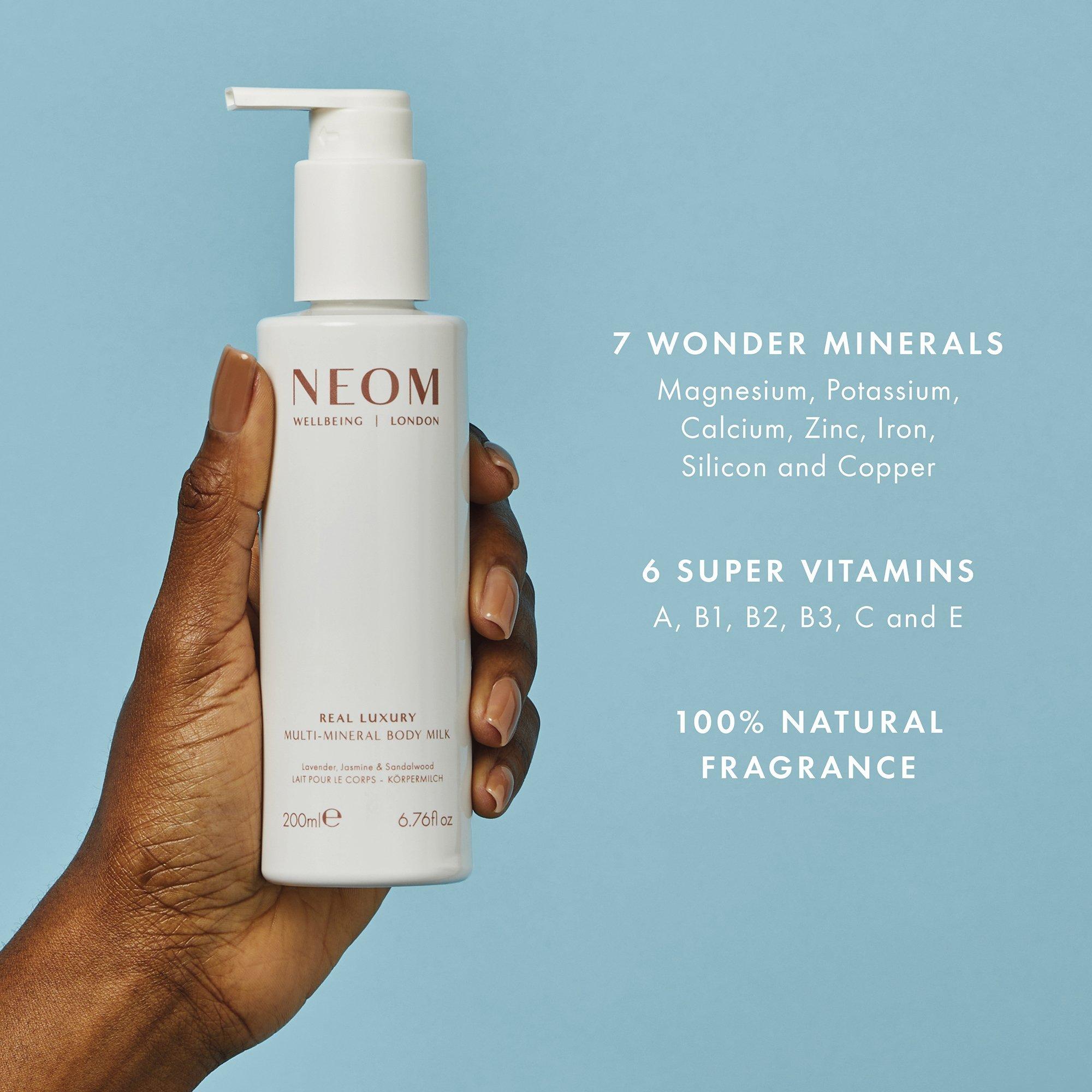 Успокаивающее молочко для тела с минералами Neom Wellbeing Real Luxury — фото 2