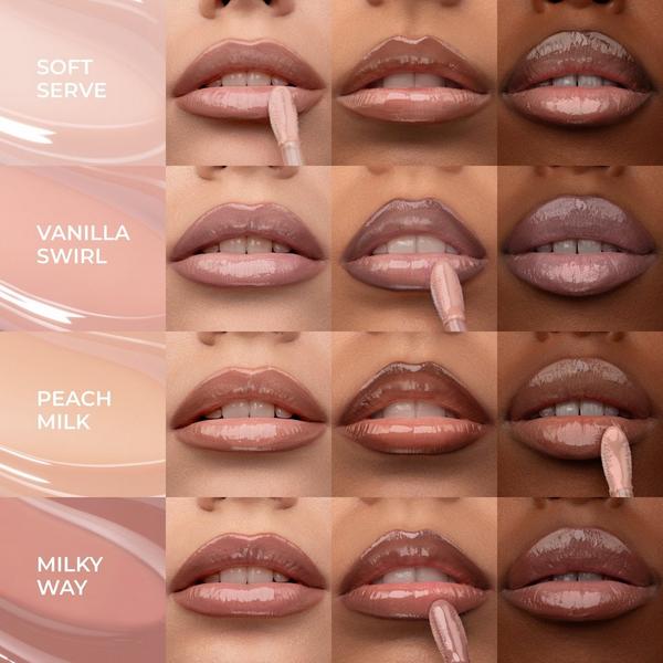 NATASHA DENONA Hy-Gloss Milky Tinted Lip Gloss Balm #8