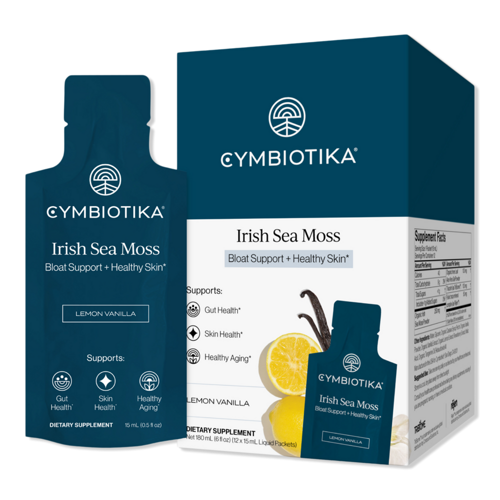 Cymbiotika Irish Sea Moss - Lemon Vanilla (12 Count)
