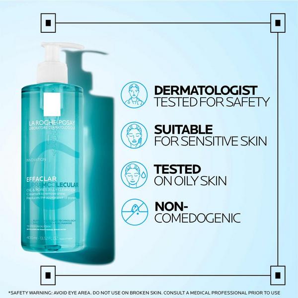 La Roche-Posay Effaclar Supramolecular Oil and Pores Jelly Cleanser #5
