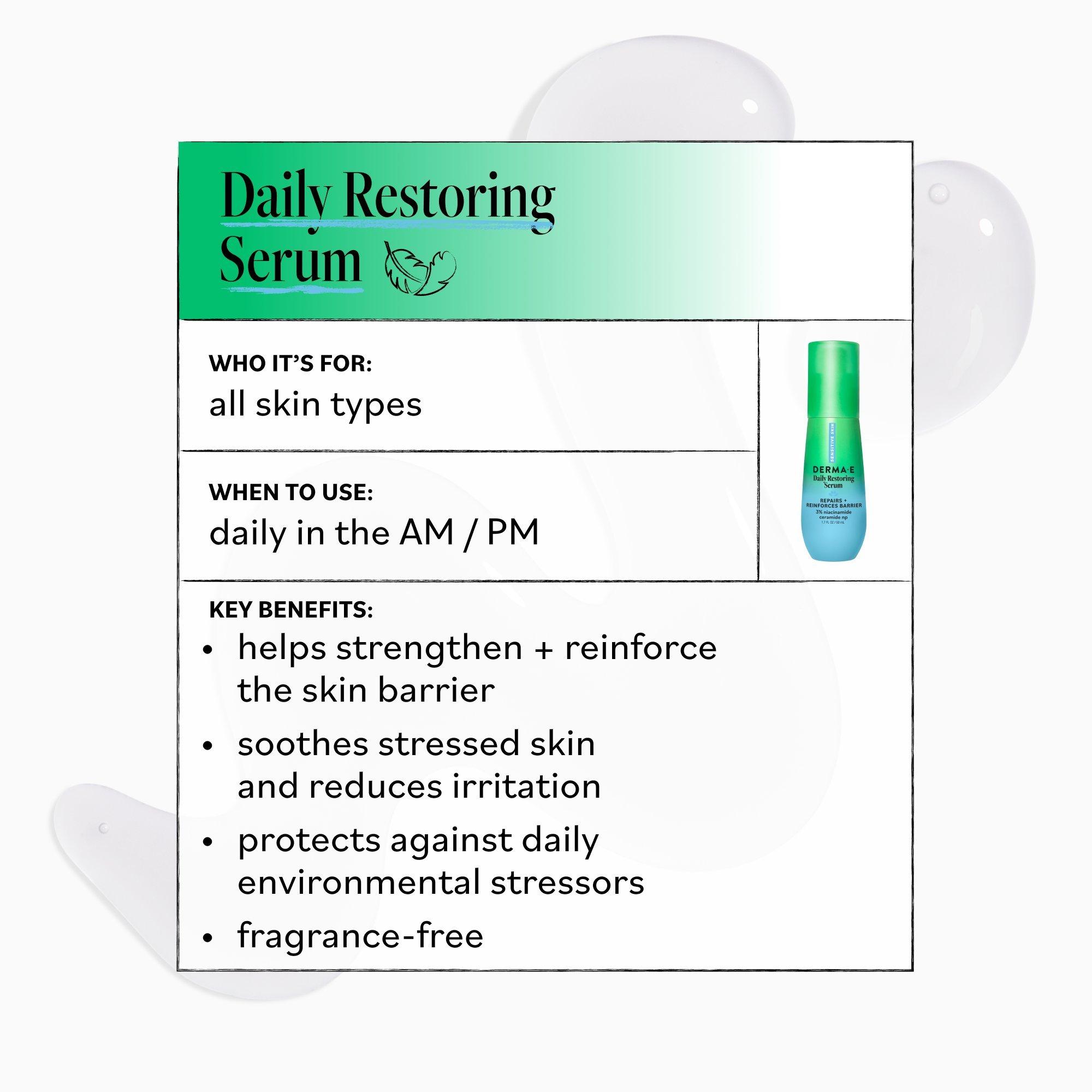 DERMA E Sensitive Skin Daily Restoring Serum — фото 6