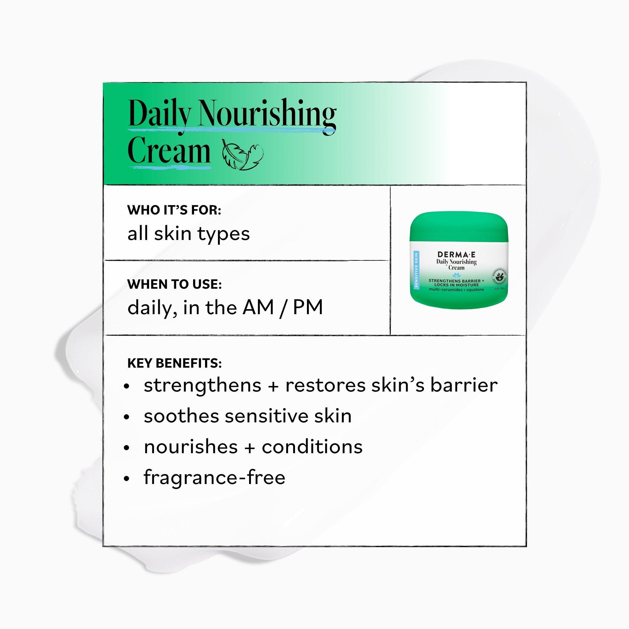 DERMA E Sensitive Skin Daily Nourishing Cream — фото 6