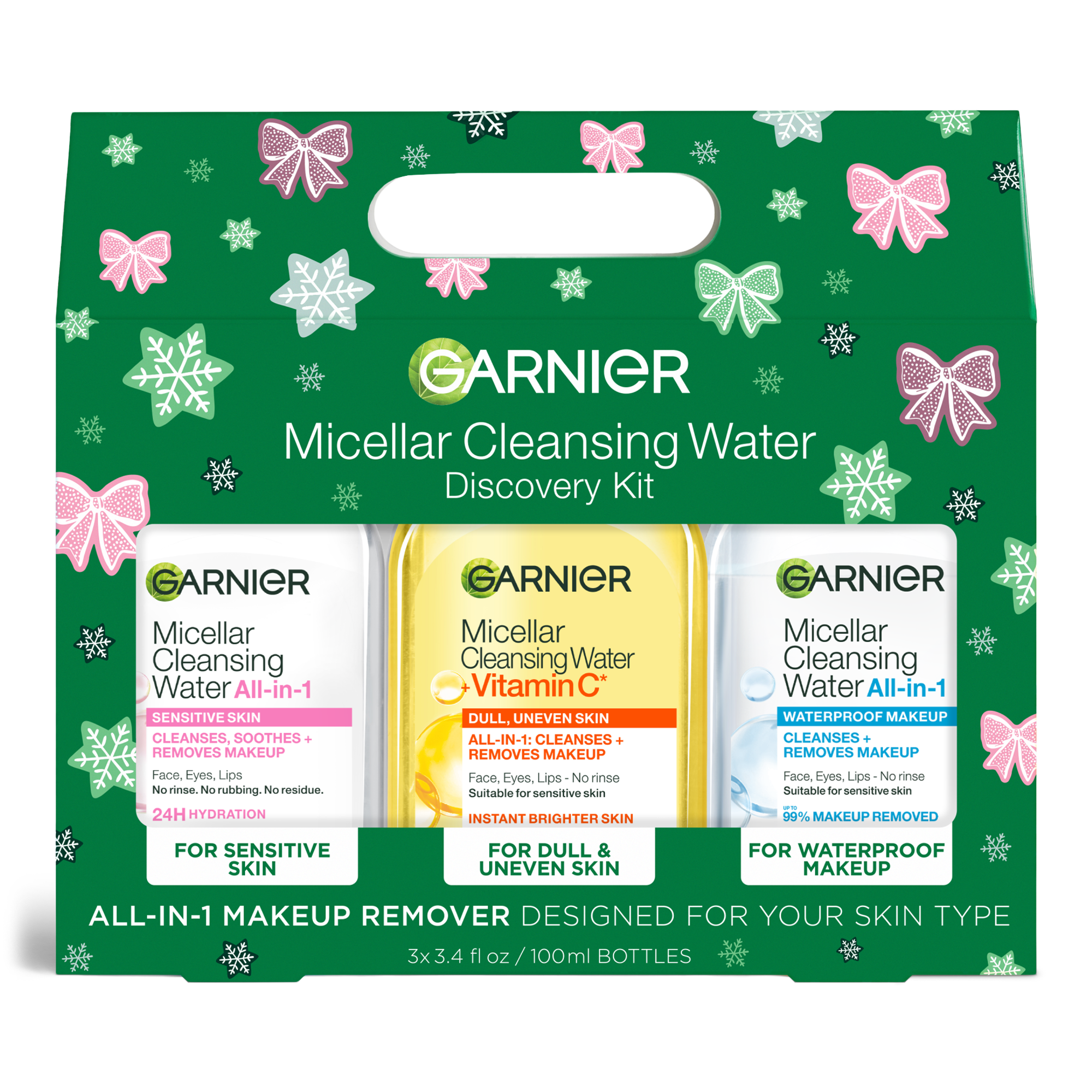 Праздничный набор мицеллярных средств для снятия макияжа Garnier SkinActive — фото 2