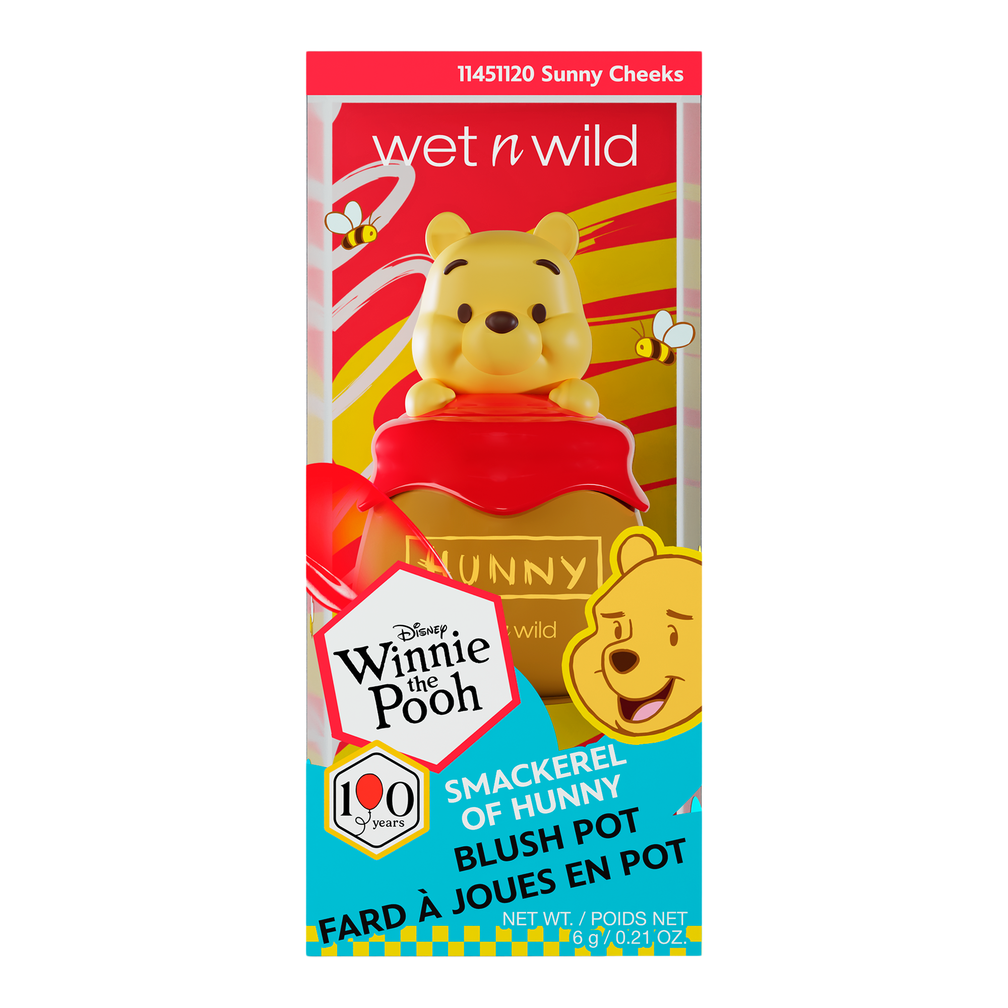 Wet n Wild Smackerel of Hunny Blush Pot - Winnie the Pooh, цвет: Sunny Cheeks — фото 7