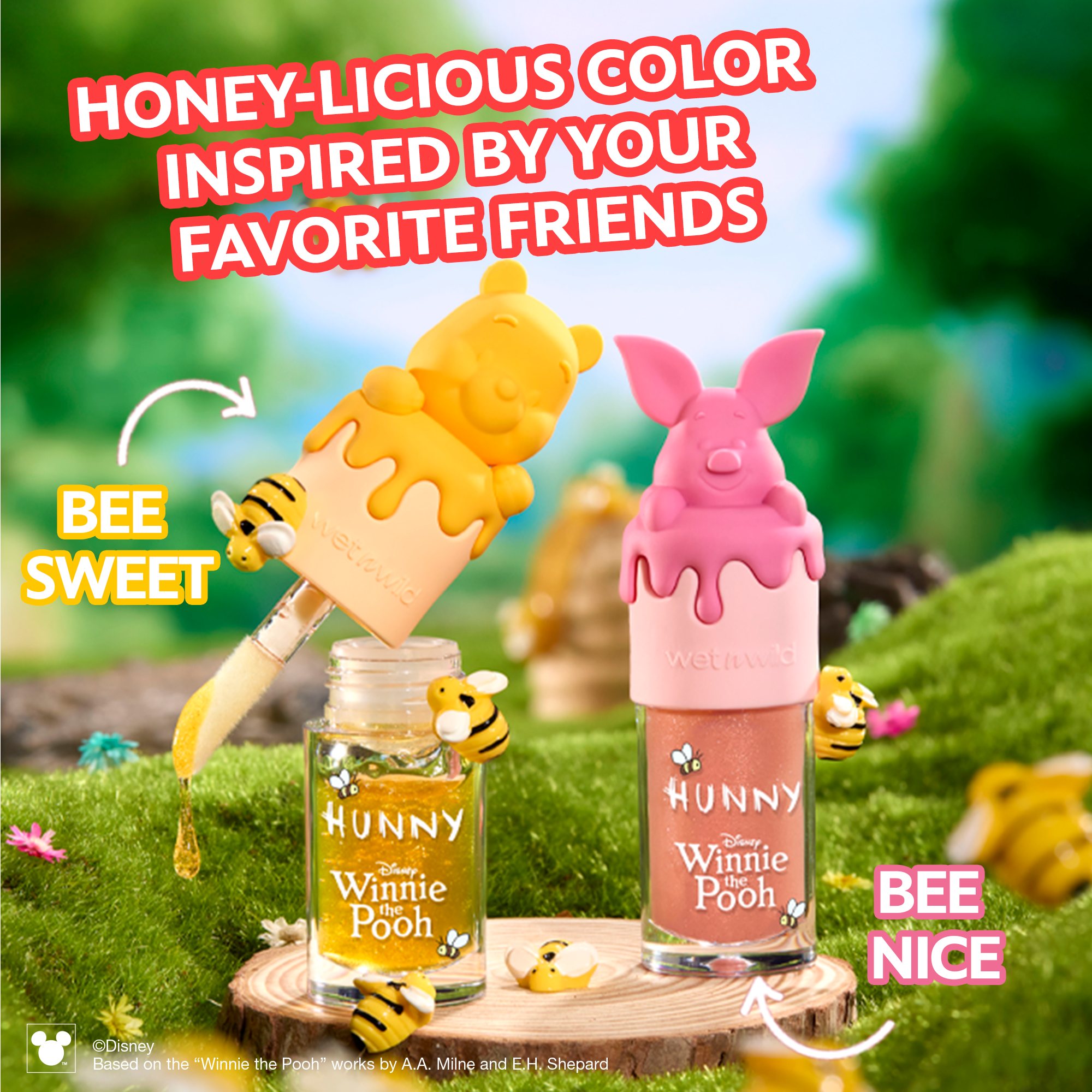 Wet n Wild Buzz Buzz Hunny Lip Gloss - Winnie the Pooh, цвет: Bee Sweet — фото 6