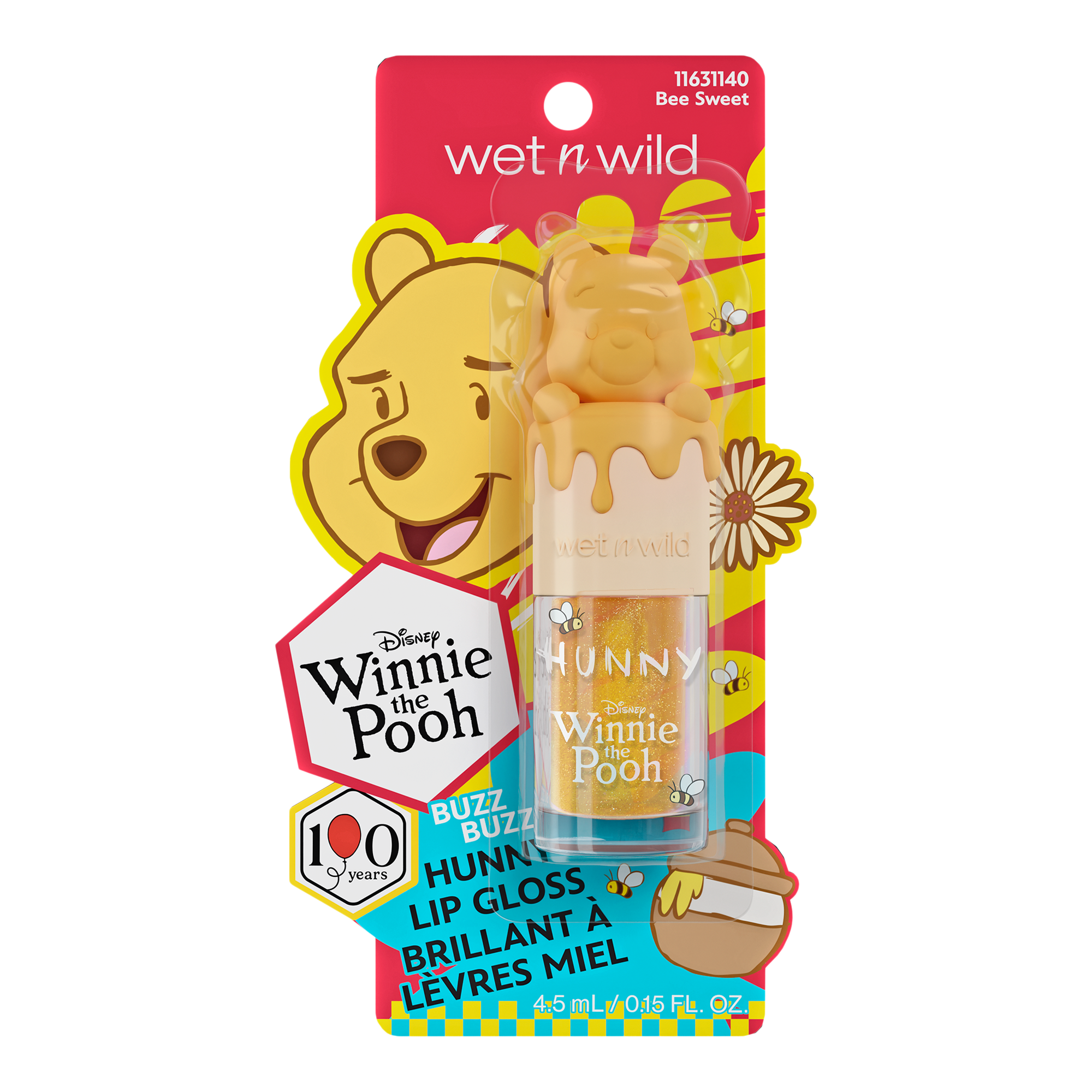 Wet n Wild Buzz Buzz Hunny Lip Gloss - Winnie the Pooh, цвет: Bee Sweet — фото 7