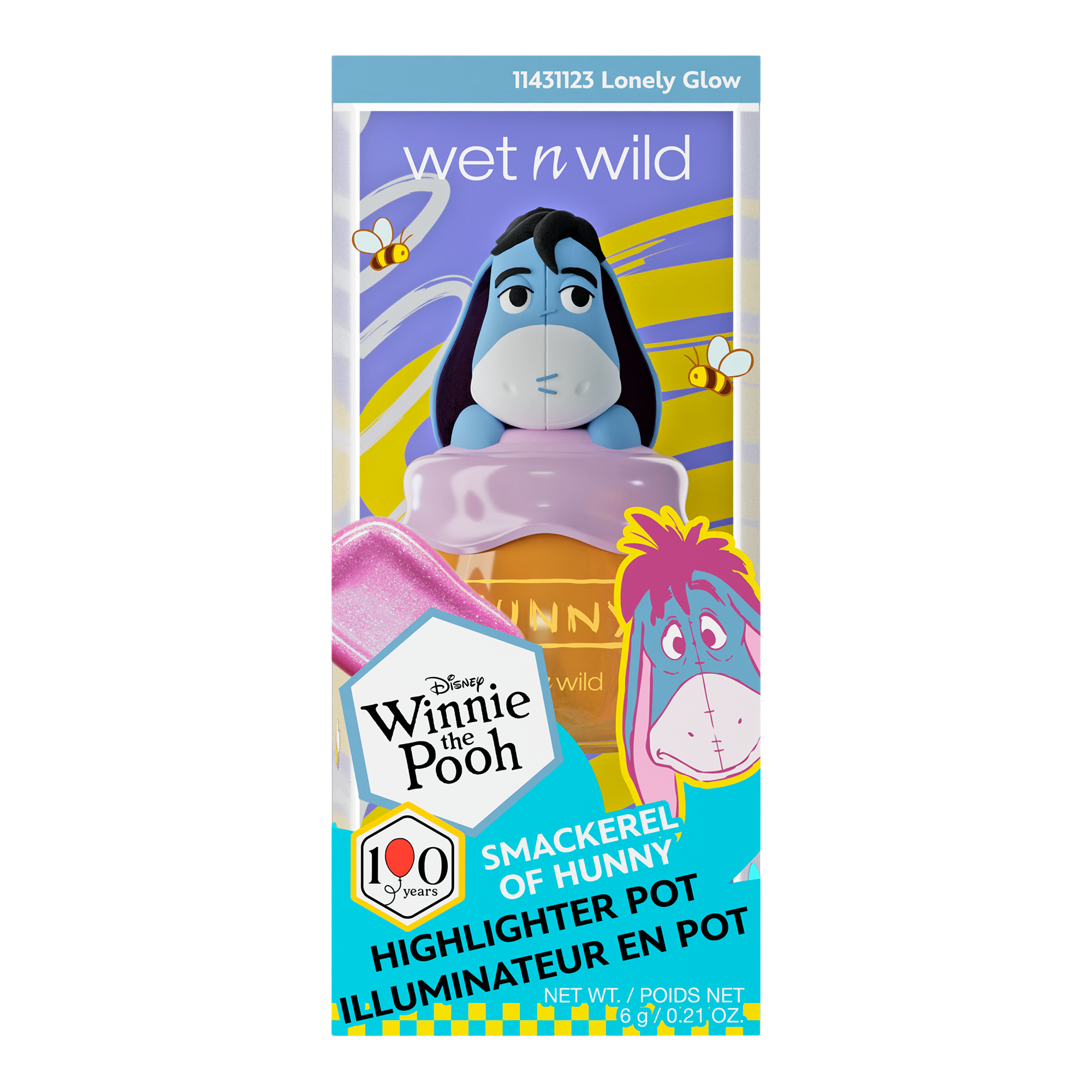 Wet n Wild Smackerel of Hunny Highlighter Pot - Eeyore, цвет: Сияющий — фото 7