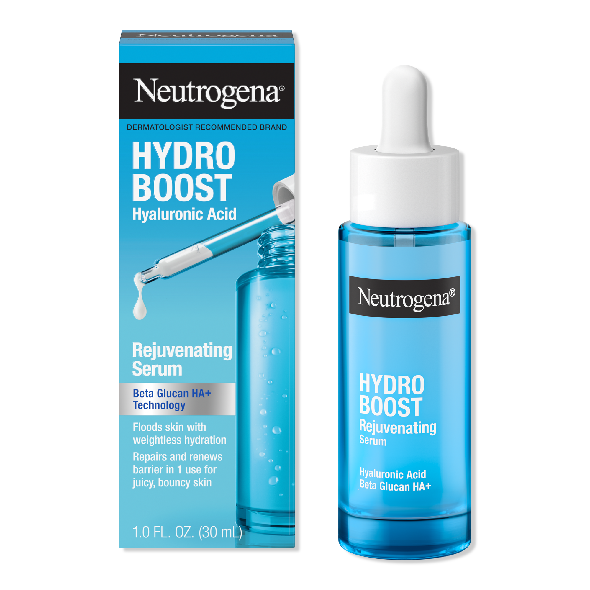 Омолаживающая сыворотка Neutrogena Hydro Boost с гиалуроновой кислотой — фото 1