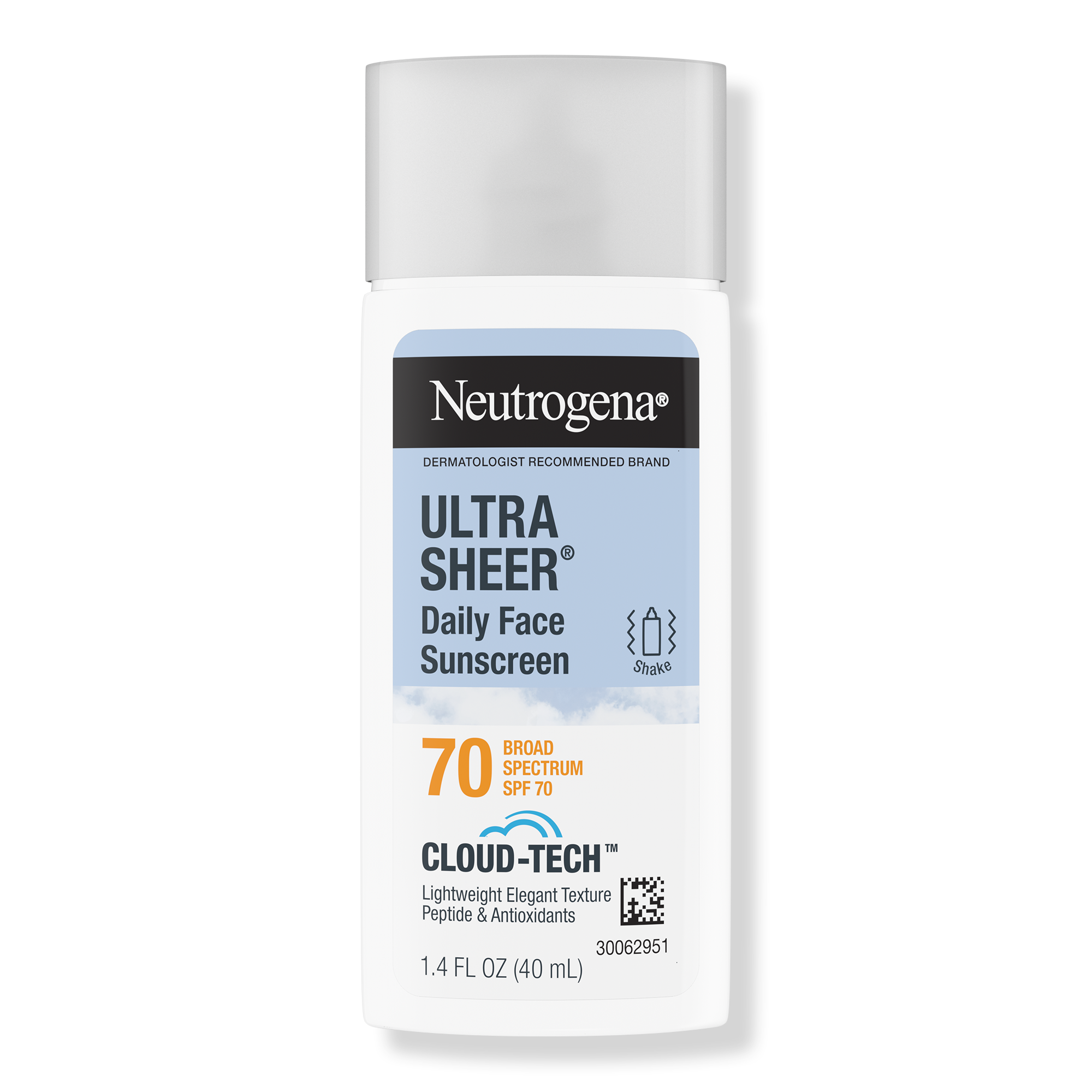 Neutrogena Ultra Sheer Daily Face Sunscreen Broad Spectrum SPF 70 — фото 1