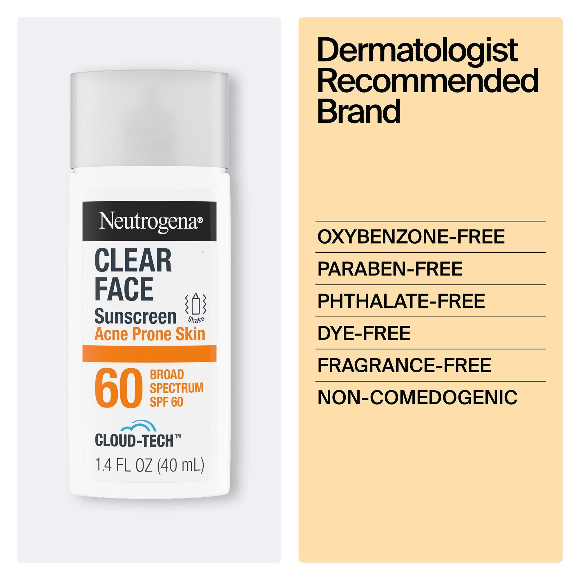 Neutrogena Clear Face Sunscreen Acne-Prone Skin Broad Spectrum SPF 60 — фото 7