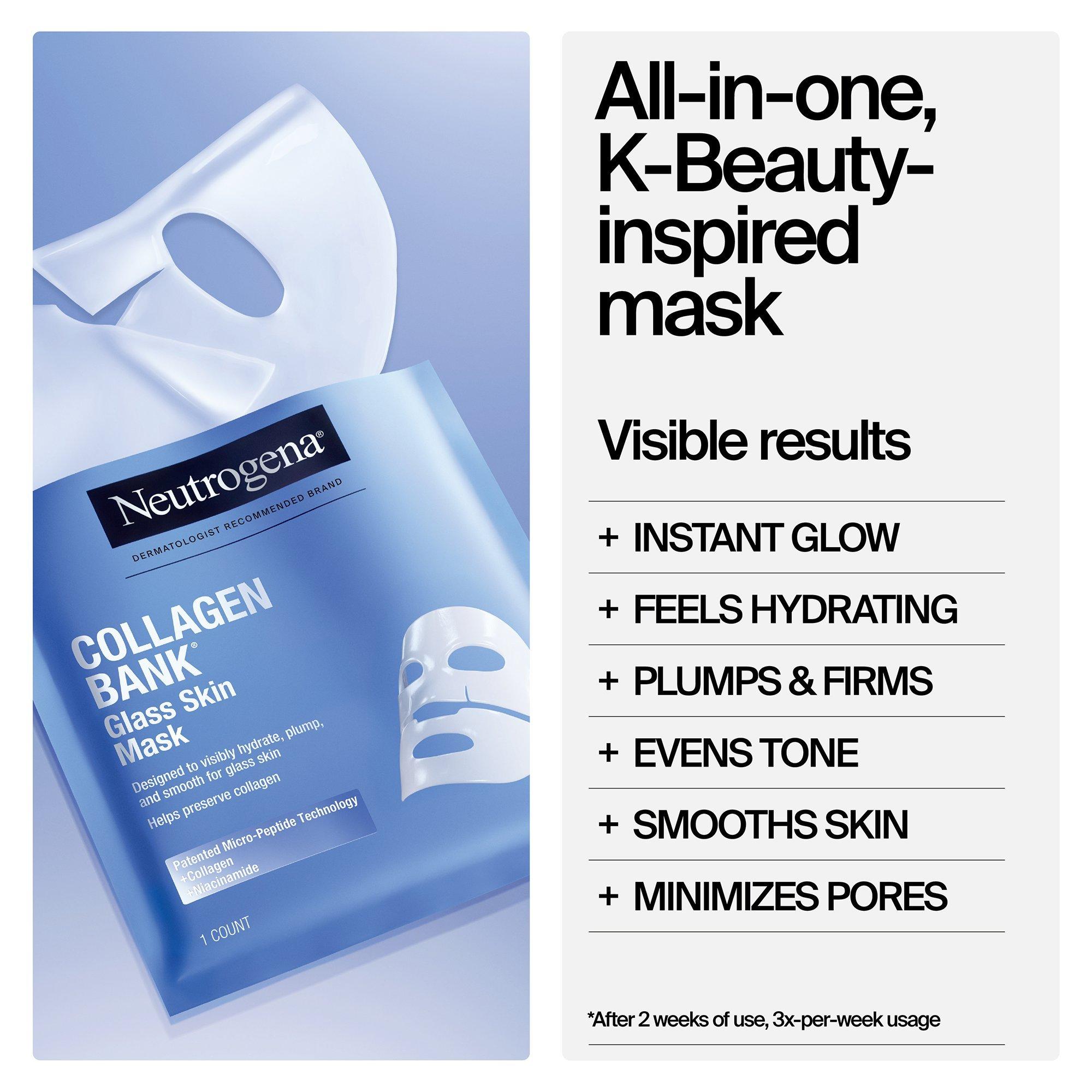 Маска для стеклянной кожи Neutrogena Collagen Bank Glass Skin — фото 3