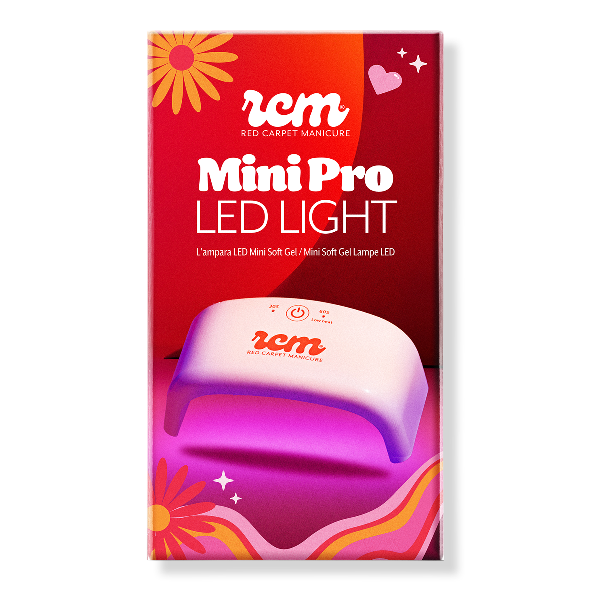Светодиодная лампа для сушки гель-лака Red Carpet Manicure Pro LED, мини-версия — фото 1