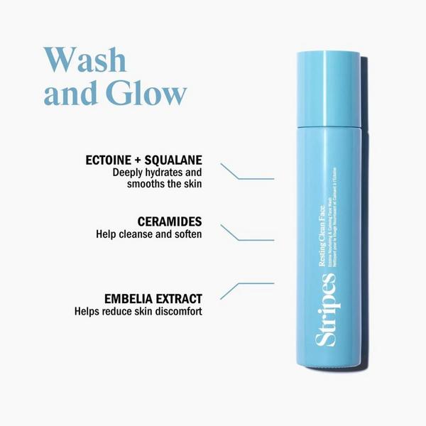 STRIPES BEAUTY by Naomi Watts Resting Clean Face Creamy Facial Cleanser with Ectoine #4