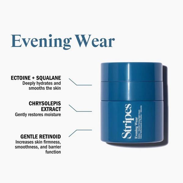 STRIPES BEAUTY by Naomi Watts Evening Wear Ectoine + Retinoid Firming Night Cream #4