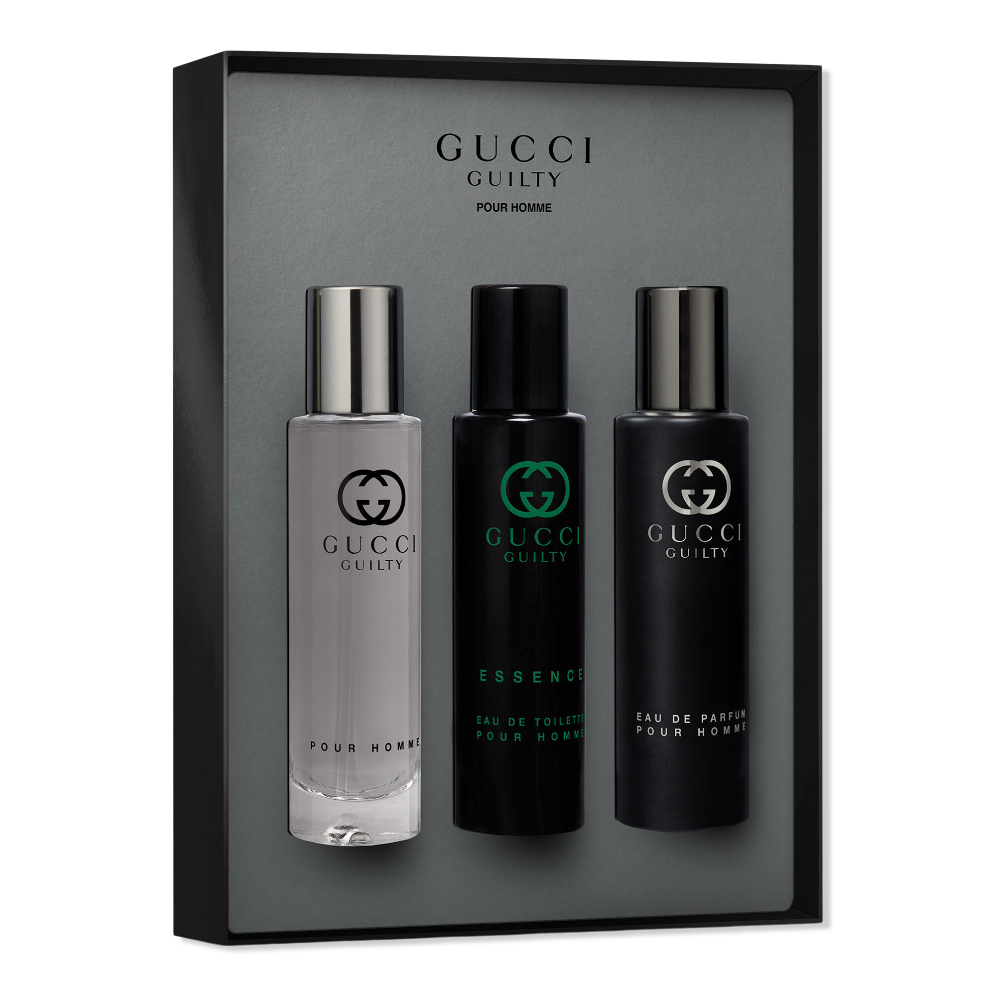 Gucci Guilty Pour Homme 3-Piece Travel Spray Discovery Gift Set #1