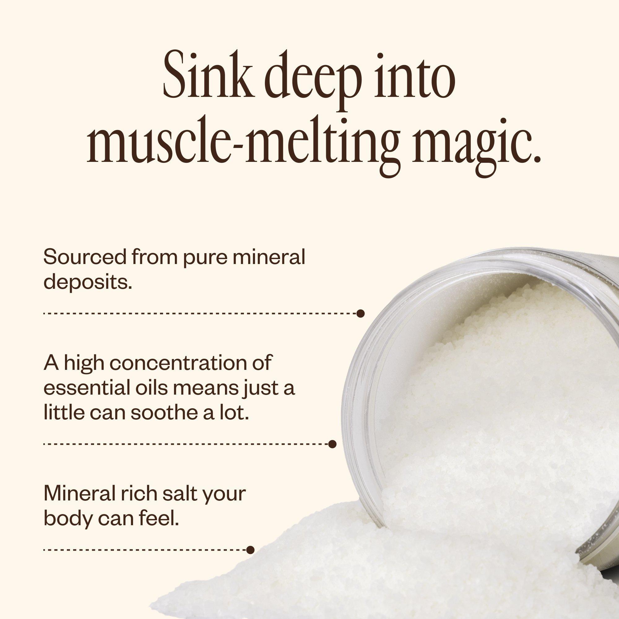 Расслабляющая соль для ванны Saje Natural Wellness Muscle Melt — фото 3