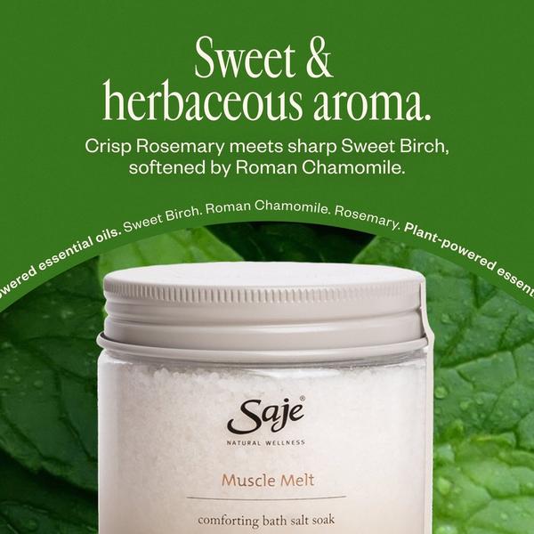 Saje Natural Wellness Muscle Melt Comforting Bath Salt Soak #5