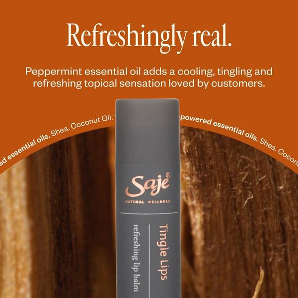 Saje Natural Wellness Tingle Lips Refreshing Lip Balm #5