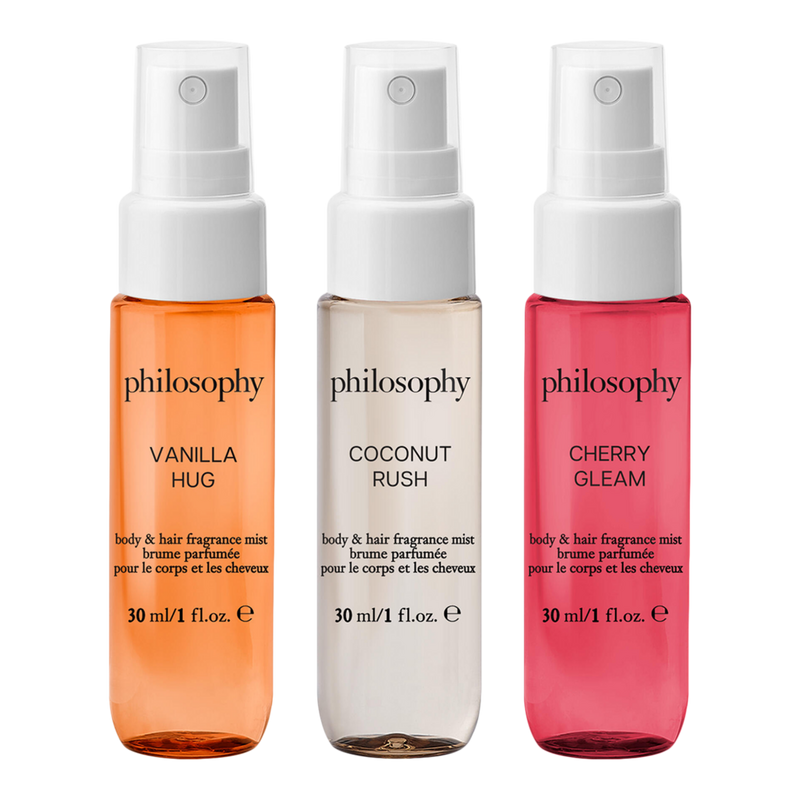 Philosophy - Mini Hair & Body Fragrance Mist Trio Discovery Set