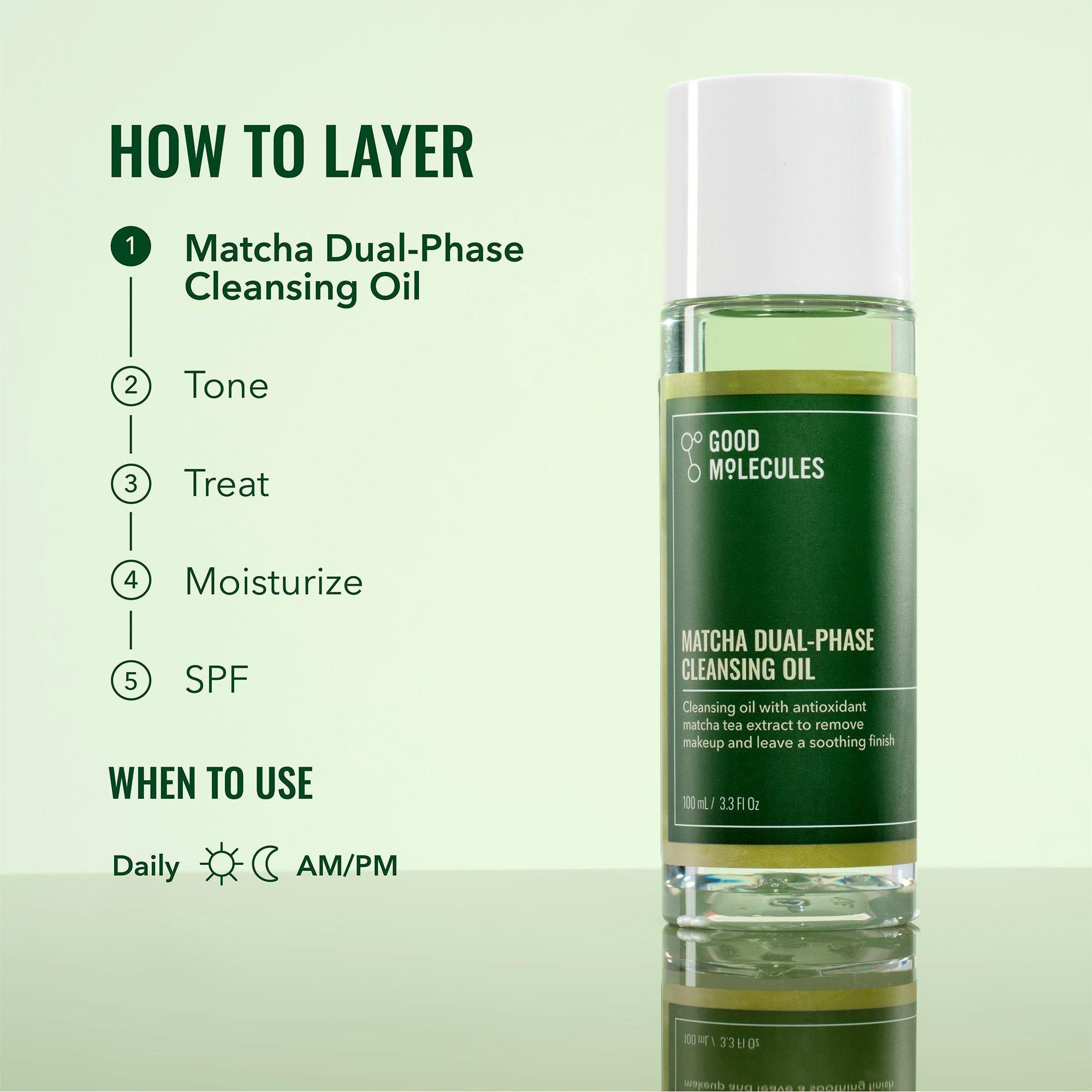 Good Molecules Matcha Dual-Phase Cleansing Oil — фото 4